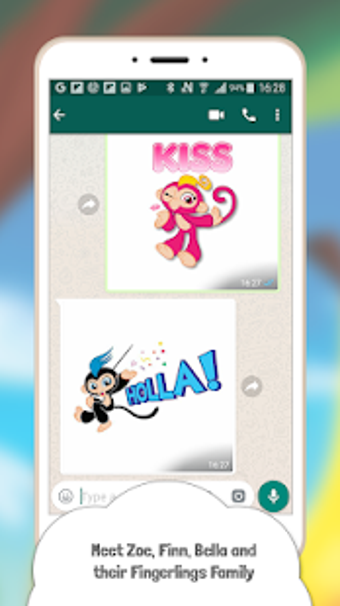 Image 3 for Fingerlings Emoji Sticker…