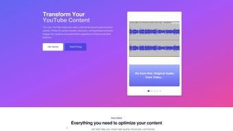 Imagen 0 para YouTube Transcript Optimi…