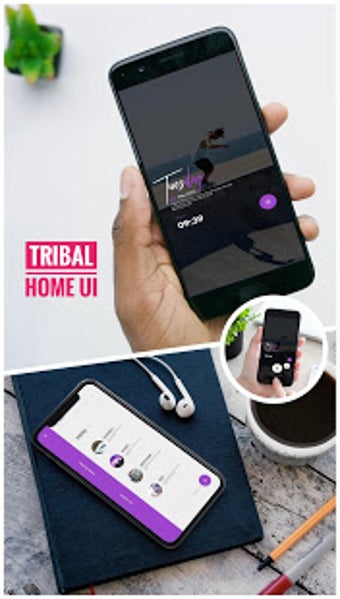 Imagen 2 para Tribal Home UI for KLWP