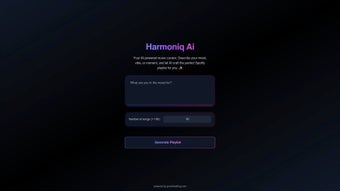 Image 0 for Harmoniq AI