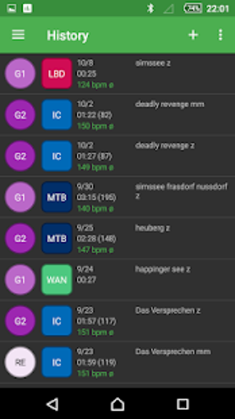 Imagen 0 para myWorkouts Heart Rate Mon…