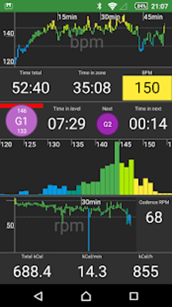 Imagen 2 para myWorkouts Heart Rate Mon…