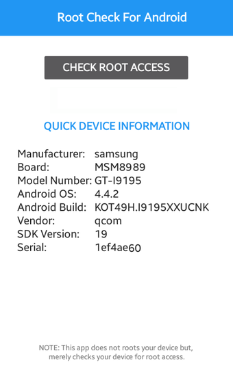 Image 1 for Root Check Fast SU Checke…