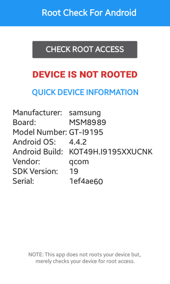 Image 0 for Root Check Fast SU Checke…
