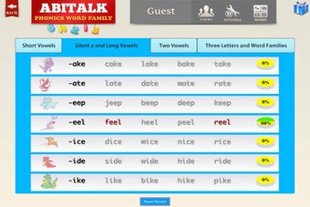Imagen 0 para ABC Phonics Word Family F…