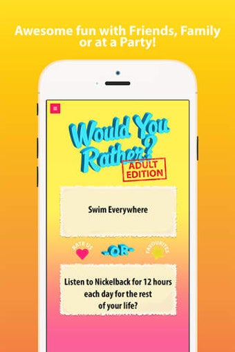 Image 0 for Would You Rather? Adult E…