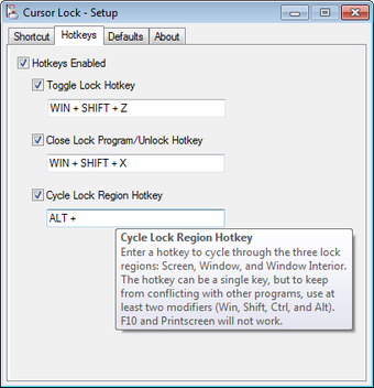 Image 1 for Cursor Lock