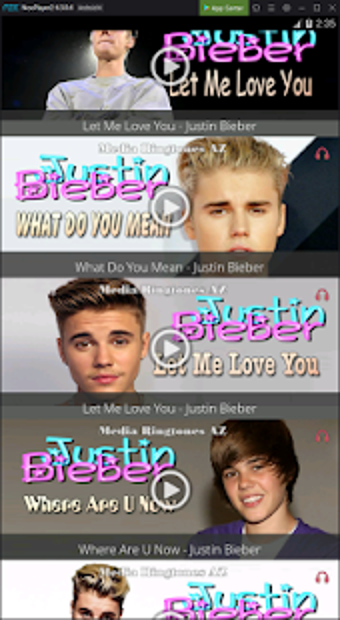 Imagen 1 para Justin Bieber Top Rington…