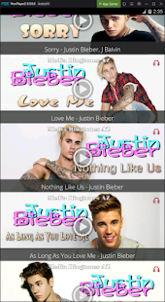 Imagen 2 para Justin Bieber Top Rington…