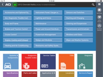 Alldata for iOS