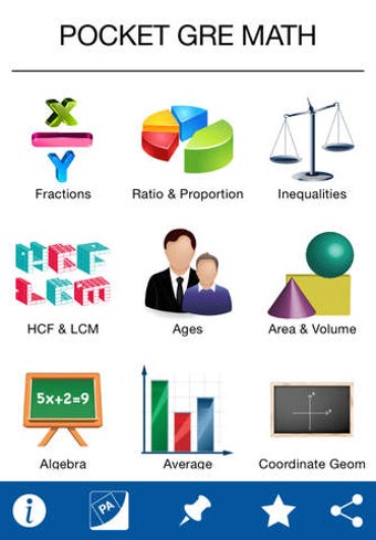 Image 0 for Pocket GRE Math : Quantit…