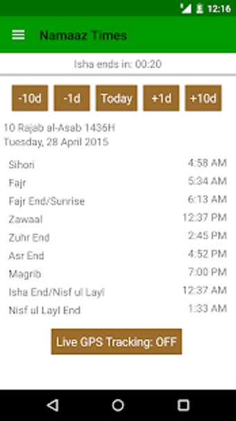 Imagen 2 para Namaaz Times for Mumineen
