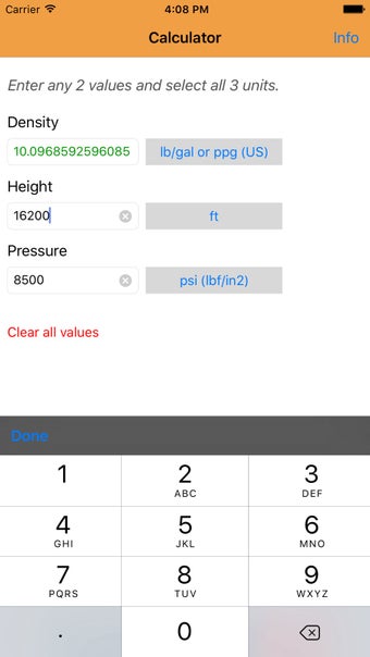 Image 0 for Hydrostatic Pressure Calc…