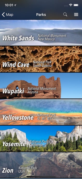 Image 1 for National Parks Pocket Map…