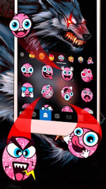 Imagen 1 para Bloody Metal Scary Wolf K…