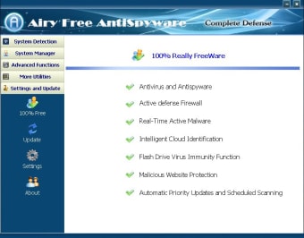 Image 0 for Airy Free AntiSpyware