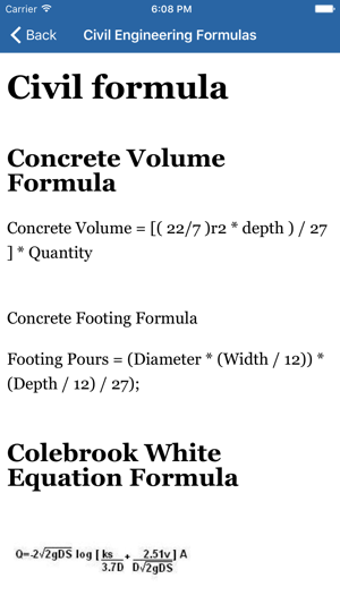 Image 0 for civil Engineering App