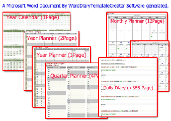 Image 9 for Word Diary Template Creat…