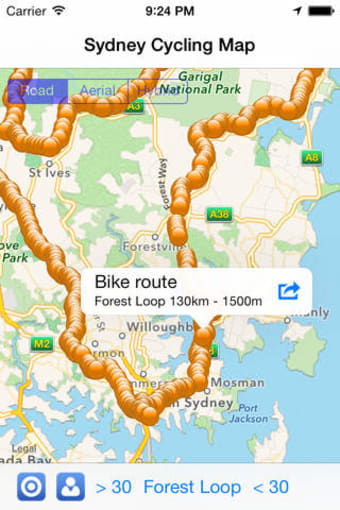Image 0 for Sydney Cycling Map