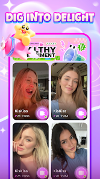 Imagen 0 para Kiskiss -Live Chat Video …
