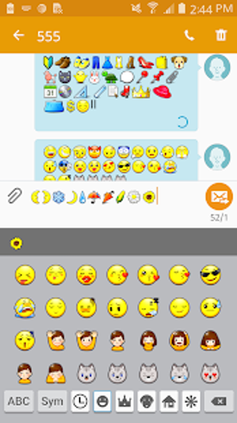 Imagen 1 para Emoji Font for FlipFont 9