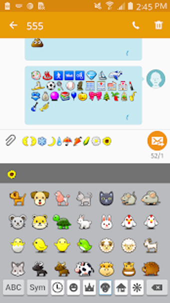 Imagen 2 para Emoji Font for FlipFont 9