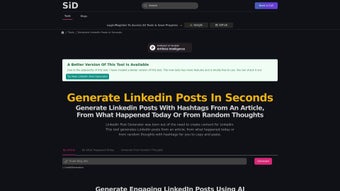 Image 0 for Linkedin Posts Generator