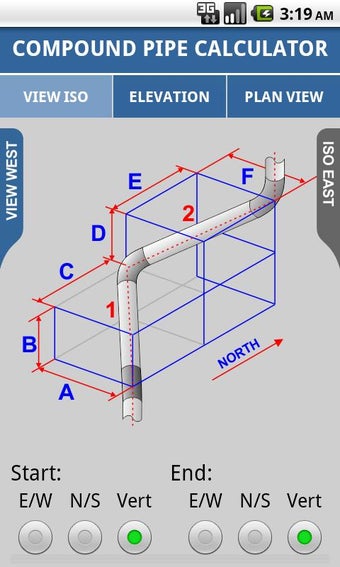 Imagen 0 para Compound Pipe Calculator
