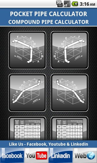 Imagen 0 para Compound Pipe Calculator