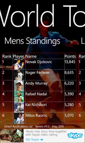 Image 3 for Tennis World Tour for Win…