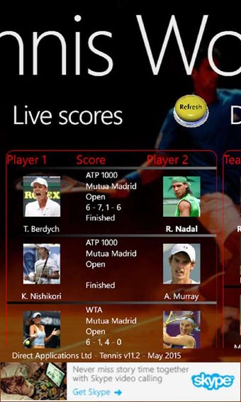 Image 2 for Tennis World Tour for Win…
