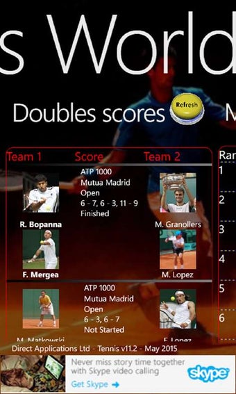 Image 0 for Tennis World Tour for Win…