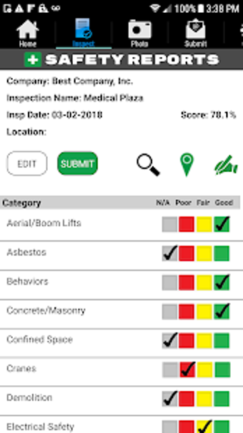 Image 0 for Safety Reports Inspection…