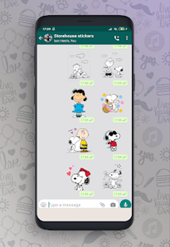 Imagen 1 para New Cute Snoopy Stickers …