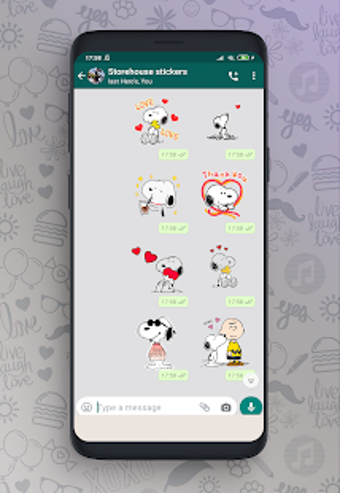 Imagen 1 para New Cute Snoopy Stickers …