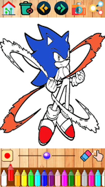 Image 0 for sonic coloring book