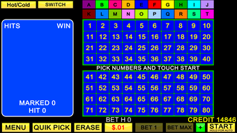 Image 1 for Keno 20 Card