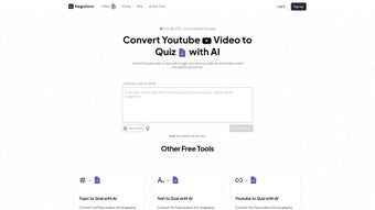 Image 0 for Youtube to Quiz