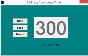 Image 0 for 5 Minute Countdown Timer