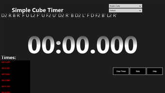 Imagen 0 para Simple Cube Timer for Win…