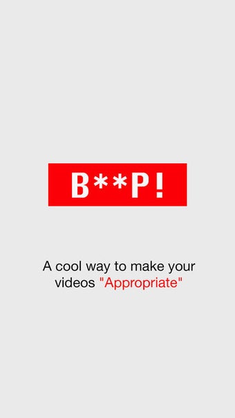 Imagen 0 para Beep - Censor videos in a…