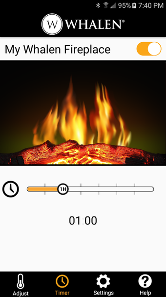 Imagen 1 para Whalen Fireplace Bluetoot…