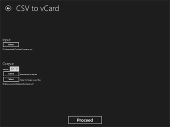 Image 2 for vCard CSV Exchange for Wi…