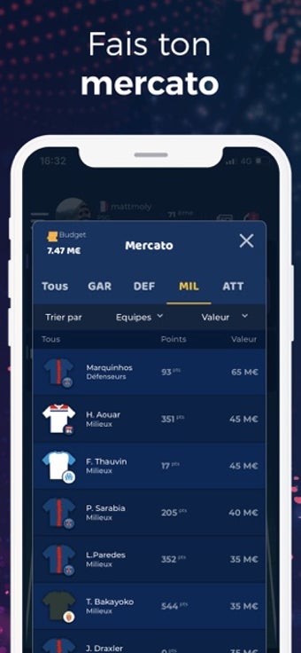 Imagen 0 para Fanlive : jeu fantasy foo…