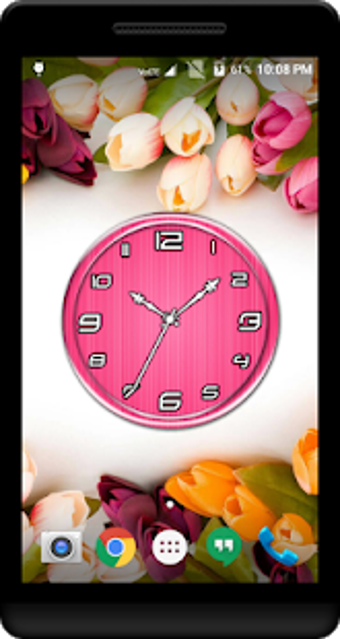 Image 3 for Pink Clock Live Wallpaper