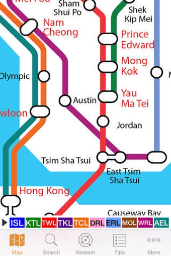 Image 0 for Explore Hong Kong MTR map