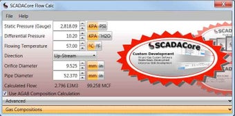 Image 0 for SCADACore Flow Calc
