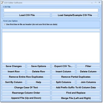 Image 0 for CSV Editor Software