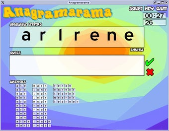 Image 0 for Anagramarama for Linux