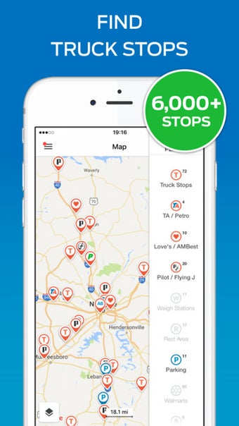 Imagen 2 para Trucker Path - Truck Stop…